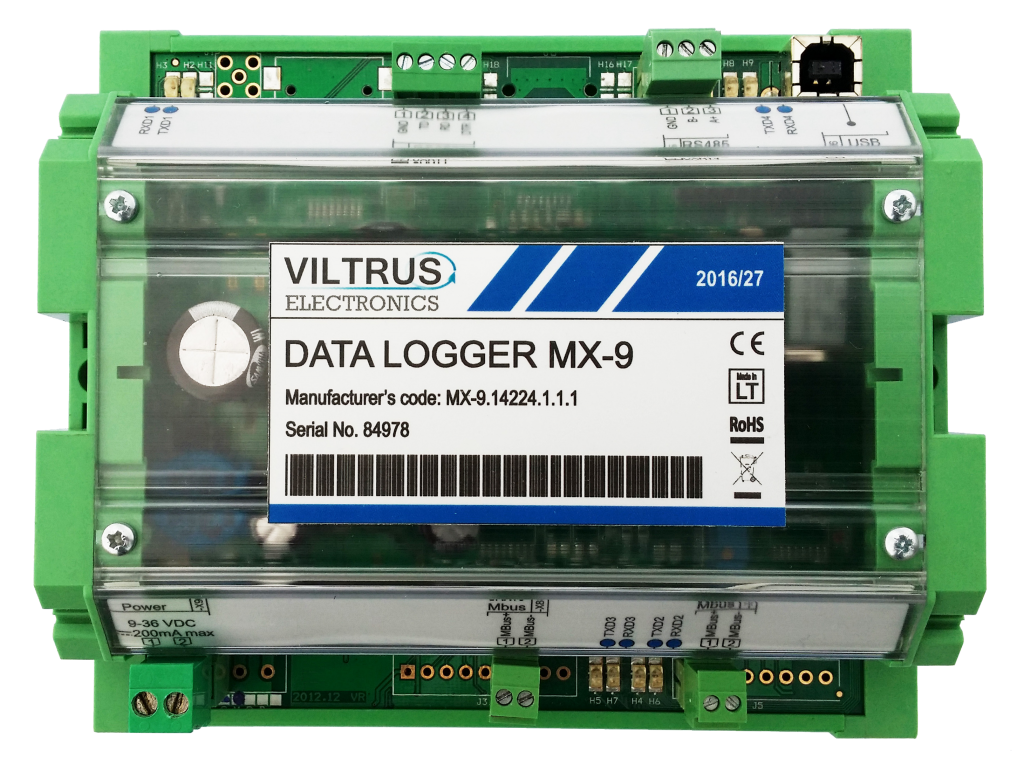 viltrus MX-9 wireless m-bus data logger gateway